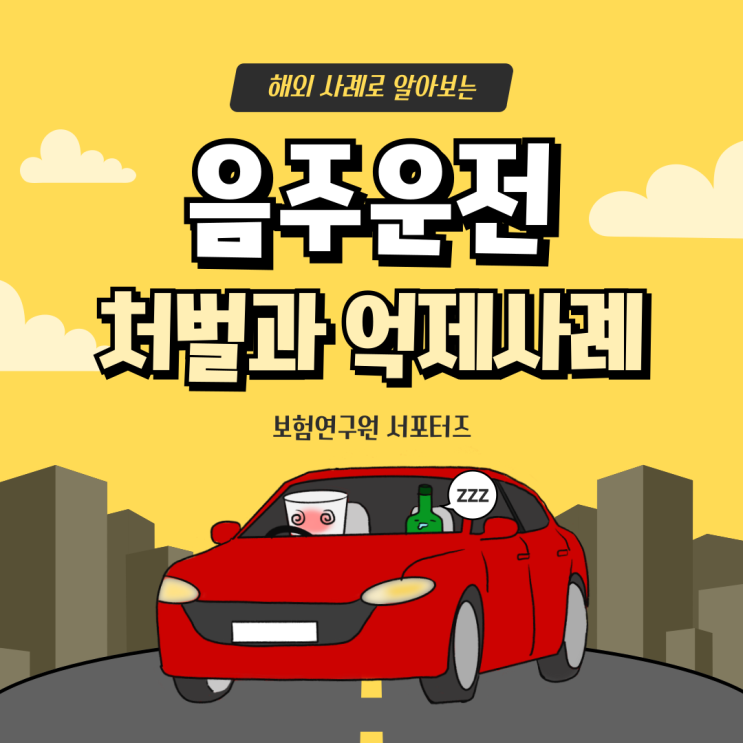  해외 사례로 보는 음주운전 처벌과 억제 사례 (feat. 보험연구원, 미국, 일본)