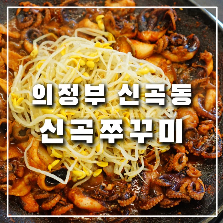  의정부 쭈꾸미맛집 신곡동 '신곡쭈꾸미' 돈까스와 덮밥까지!