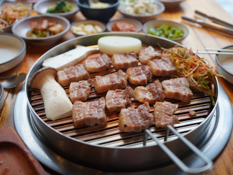 공주찐맛집 공산성 근처 숙성삼겹살 예술이었던 숯불화로최고집