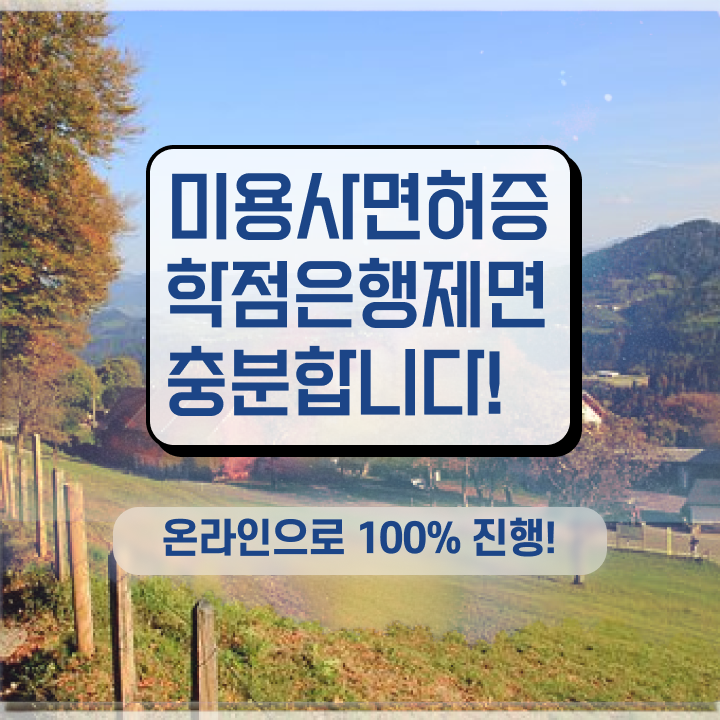  미용면허증발급서류 , 미용종합면허증 일과 병행하며 8달만에 이렇게 따면 되요