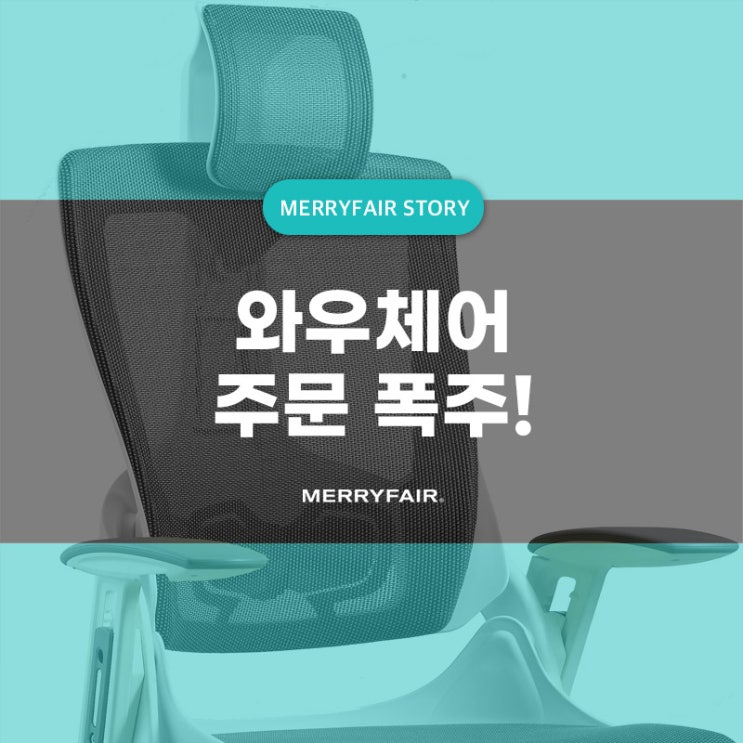  사무용 의자 인기 모델 와우체어 품절!