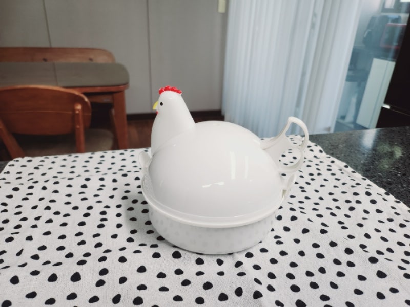 꼬꼬 달걀 찜기 / 달걀 삶기 전자렌지로 간편하게