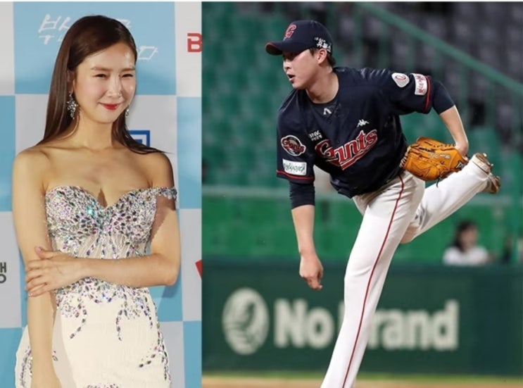 개그우먼 <b>박소영</b> 전 야구선수 문경찬 5살 차이 열애 공식 인정... 