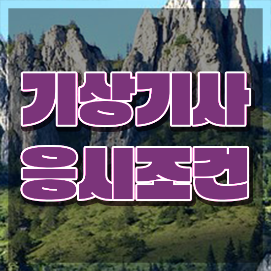  기상기사 취득자격 온라인으로 4달만에 성공한 노하우