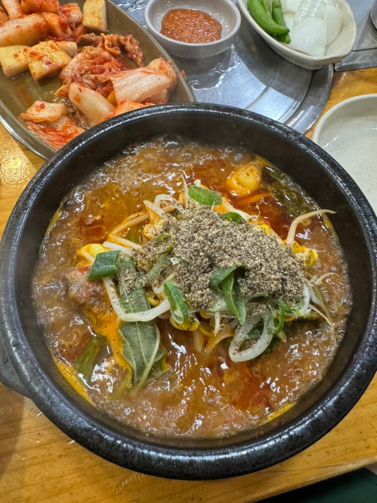  산본 24시 감자탕 맛집 예전감동은 없는 장원해장국