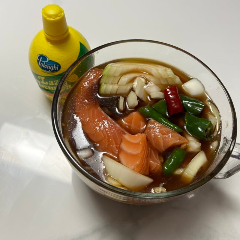요알못도 간단하게 만들 수 있는 쯔유 연어장(밥도둑 추천!!)
