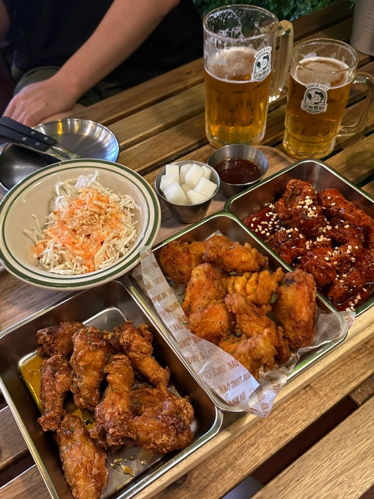  신촌역 치킨 맛집 47년 전통의 오늘통닭 (포장가능)