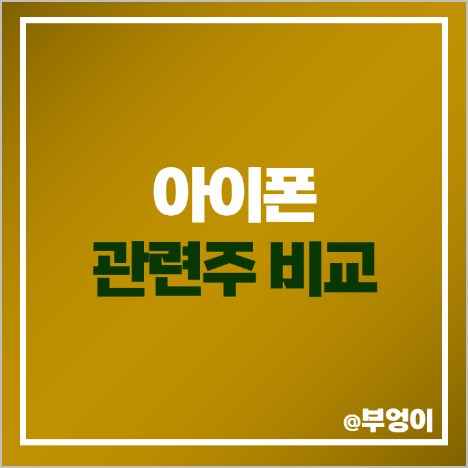아이폰 관련주 애플 테마주 엘지디스플레이 삼성전자 주가 SK 하이닉스 주식 아이폰 관련주 애플 테마주 엘지디스플레이 삼성전자 주가 SK 하이닉스 주식