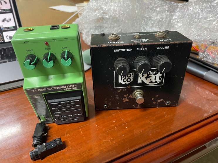  1980'S Ibanez TS10 MIJ 복원작업 - 잭 교체 등
