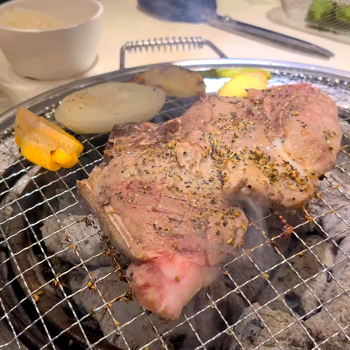  암사동 명륜진사갈비 후려페퍼스테이크 생맥주 무제한 가격