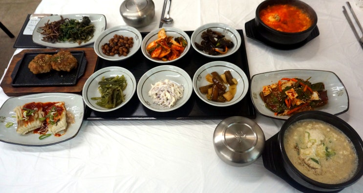  공주 마곡사계곡 후기 + 마곡사 맛집, 미식정 한상차림 순두부찌개 추천