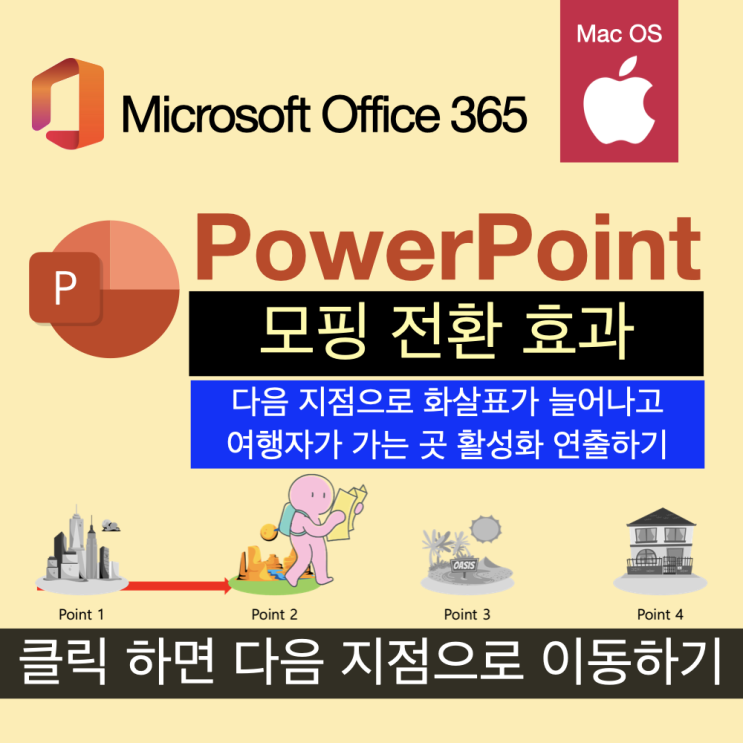 간단하지만 유용한 맥북 파워포인트 PPT 모핑 : 포인트 이동 간단하지만 유용한 맥북 파워포인트 PPT 모핑 : 포인트 이동