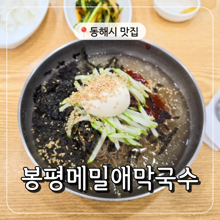  동해시 맛집 "봉평메밀애막국수" 막국수와 감자찐만두 흡입 후기 (feat. 환선굴)