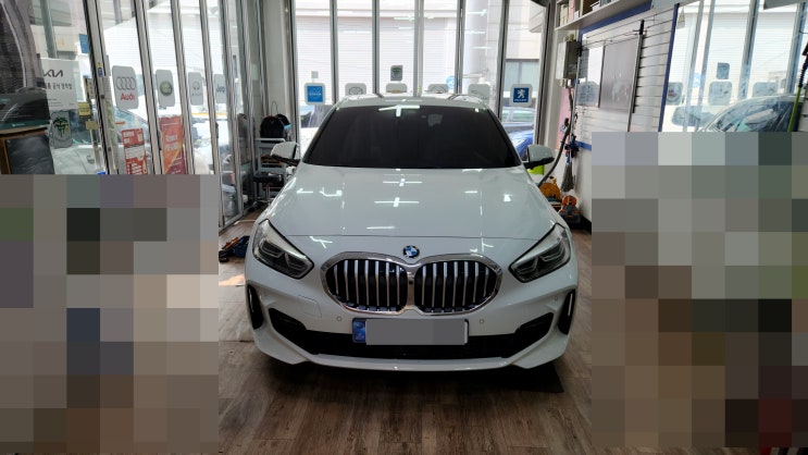  BMW 120i 순정 모니터 이용 3D어라운드뷰 장착