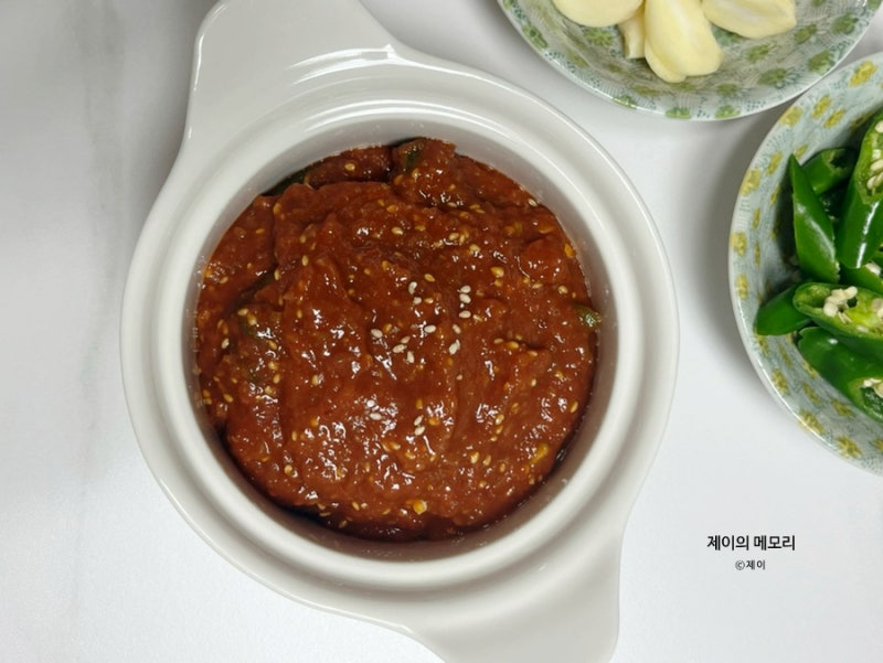 전어 막장 만드는 법 횟집 막장 레시피