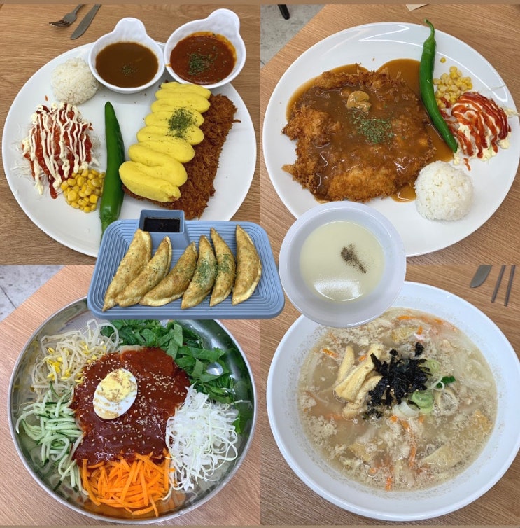  군산 조촌동 돈까스 맛집 무등왕돈까스/쌈 싸 먹는 돈까스 왕쫄면 멸치칼국수