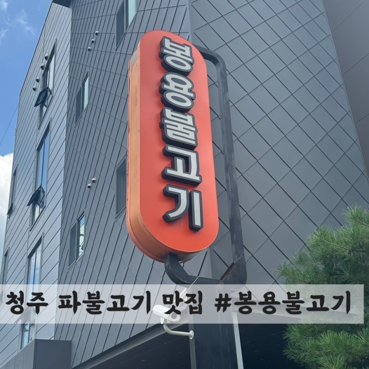  [청주] 풍자 또간집 파 불고기 맛집 #봉용불고기