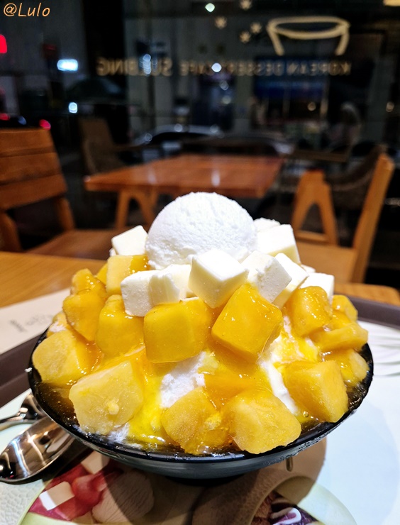  천안 설빙 애플망고치즈빙수 불당동 빙수 더울 땐 무조건 배달 포장 주차 가능