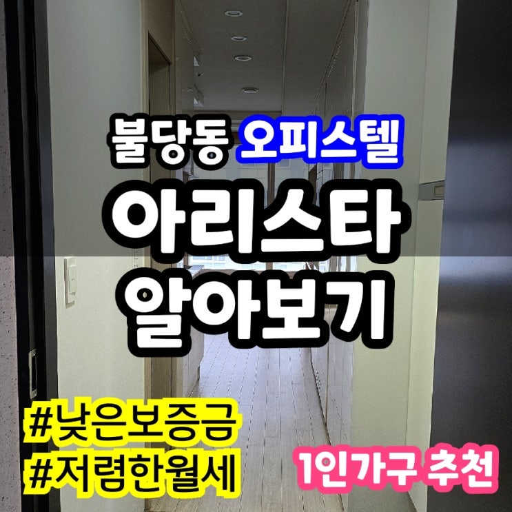  천안 불당동 아리스타 팰리스 빌딩 오피스텔