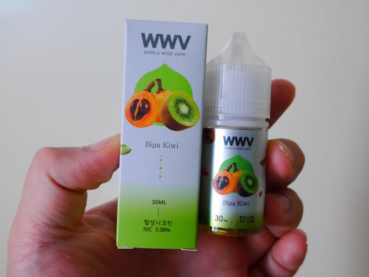  이런 과멘액상이 있었나? 첨먹어보는 맛.. WWV 비파키위 액상 리뷰