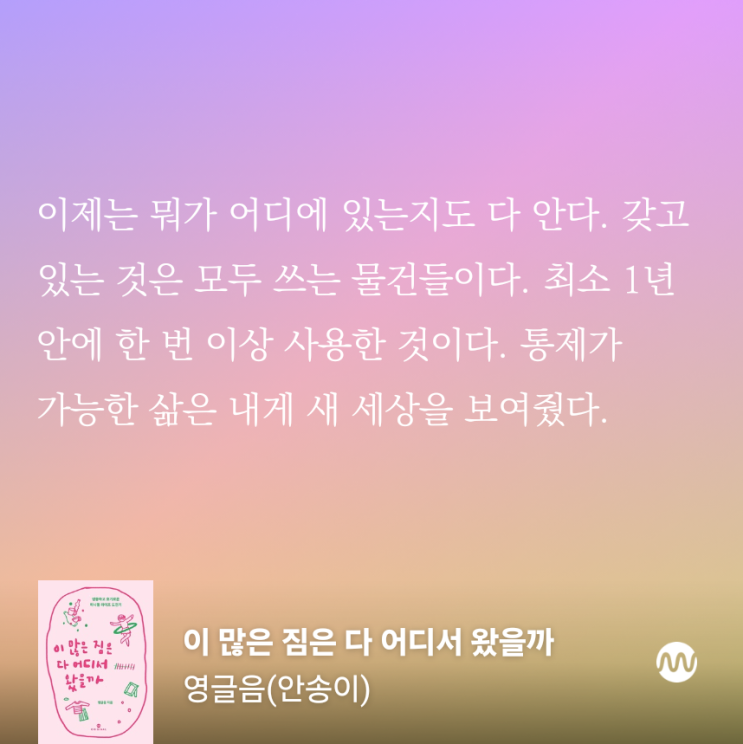  미니멀리즘 책리뷰 <이 많은 짐은 다 어디서 왔을까>