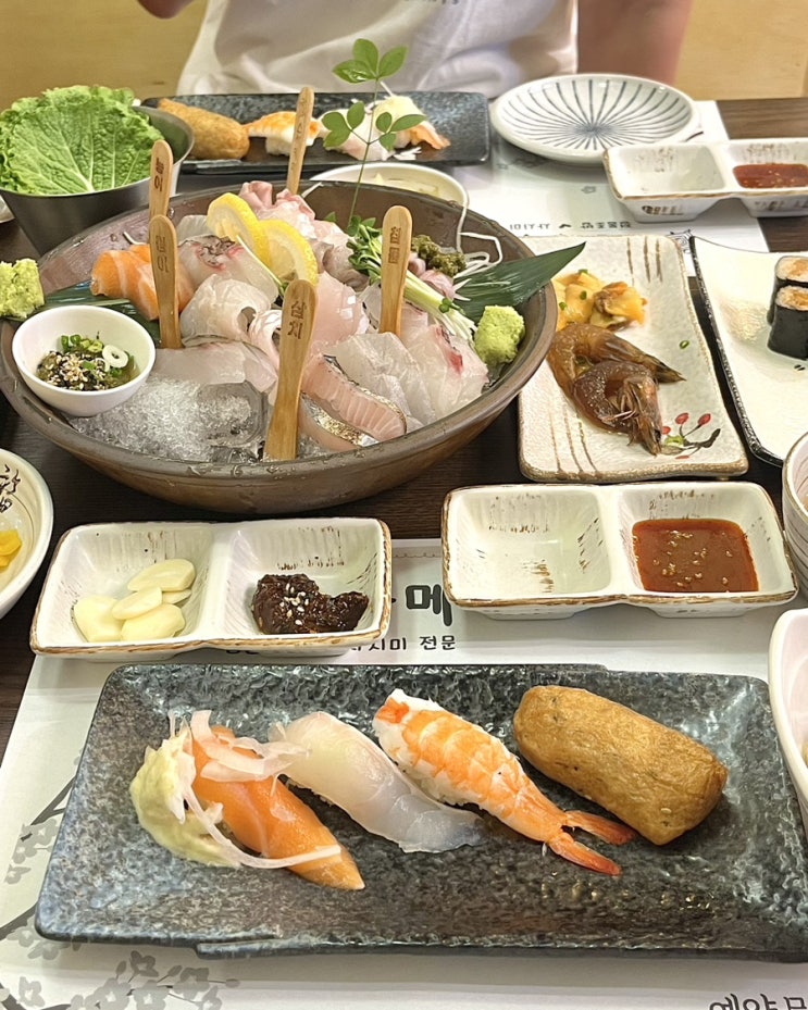  부산 당감동맛집 ‘스시카메’ 모둠숙성사시미 가성비 코스 현지인추천 일식집