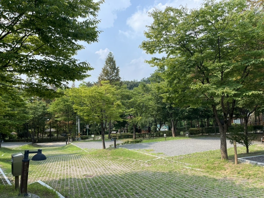 입화산자연휴양림 야영장