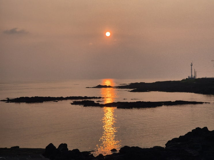 제주도동쪽여행코스1일차 함덕해수욕장 서우봉 창꼼바위 몽탄