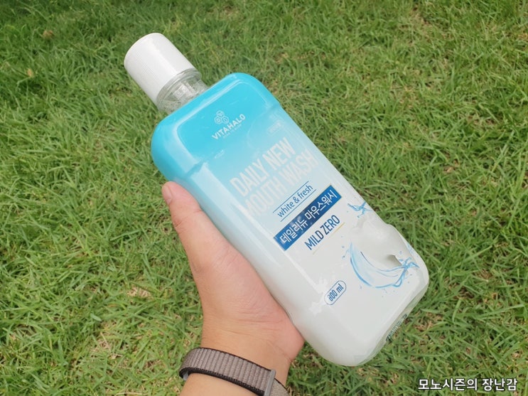  상쾌한 비타할로 데일리뉴 마우스워시 마일드 제로 800ml, 3개