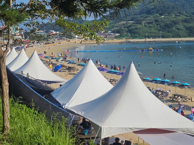  거제 가볼만한곳 구조라해수욕장 윤돌섬 가는 방법 거제도 무료 차박 장소