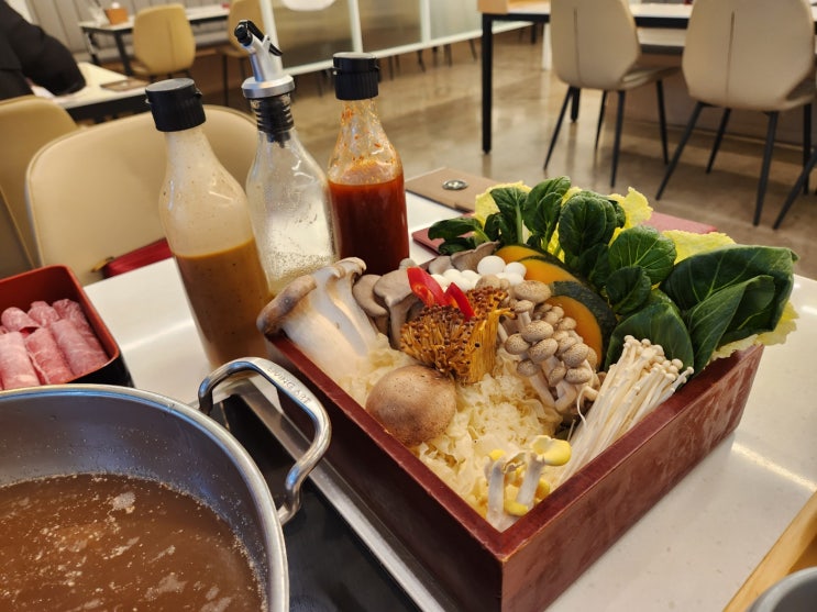  서현맛집 부모님 식사 샤브샤브 맛집 미면정