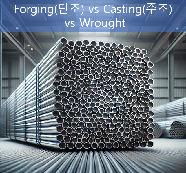 Forging(단조), Casting(주조), Wrought의 비교 Forging(단조), Casting(주조), Wrought의 비교