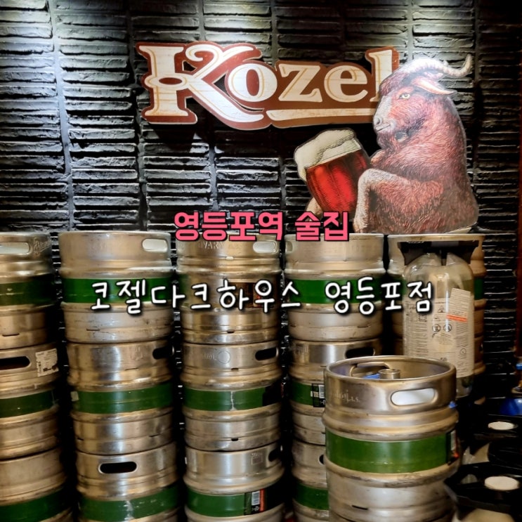 영등포역 술집 데이트 추천 코젤다크하우스 내돈내산 영등포역 술집 데이트 추천 코젤다크하우스 내돈내산