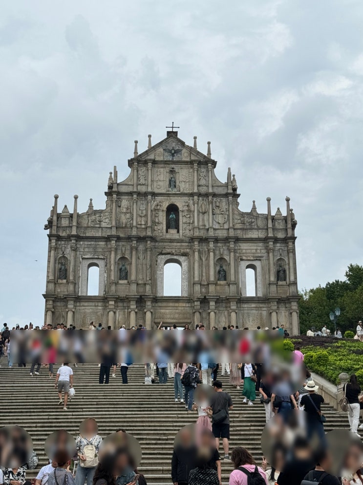  마카오 여행 코스 세나도 광장 성도미니코 성당 성바울 성당 등