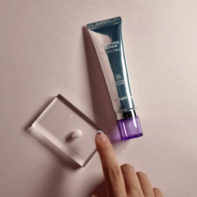  [더마펌x홀리] 수딩 리페어 토닝 크림으로 피부뒤집어지기 쉬운 환절기크림으로 사용해보기!