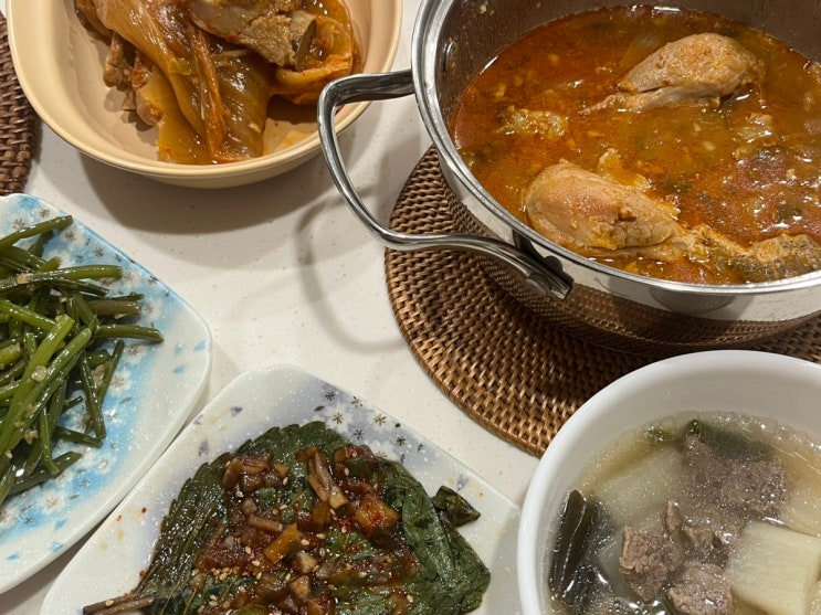  모유 수유 중인 산모를 위한 남편표 산모 반찬 식단 일기