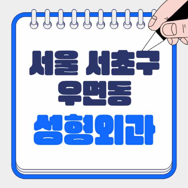  서초구 우면동 성형외과 블로그 특집! 흉터, 눈, 코 성형 정보, 유명한 일요일 전문의 추천
