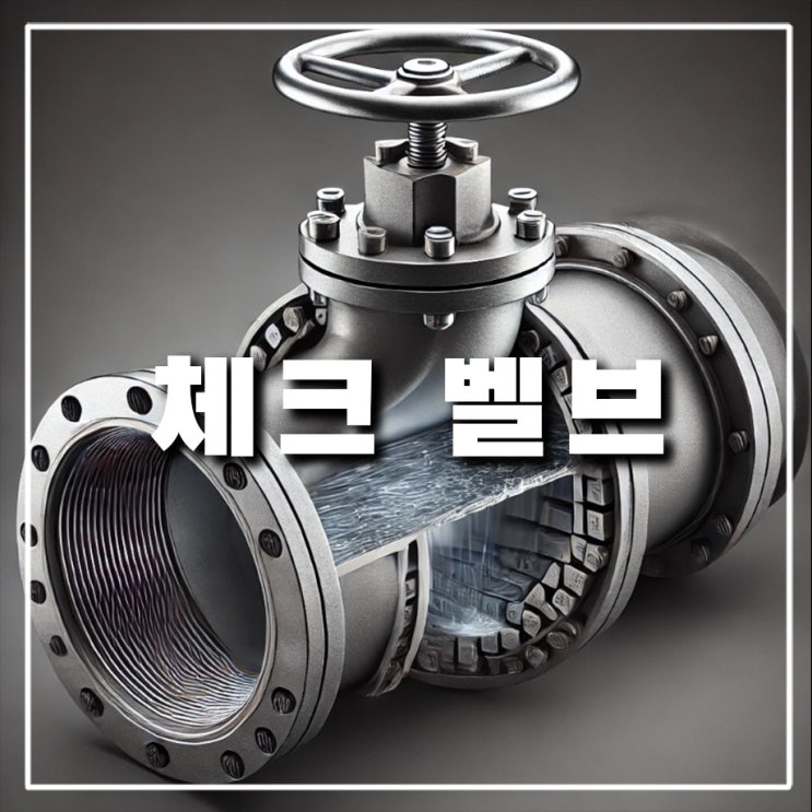  역류 방지하는 체크밸브 종류와 기능 (스윙,리프트,볼)