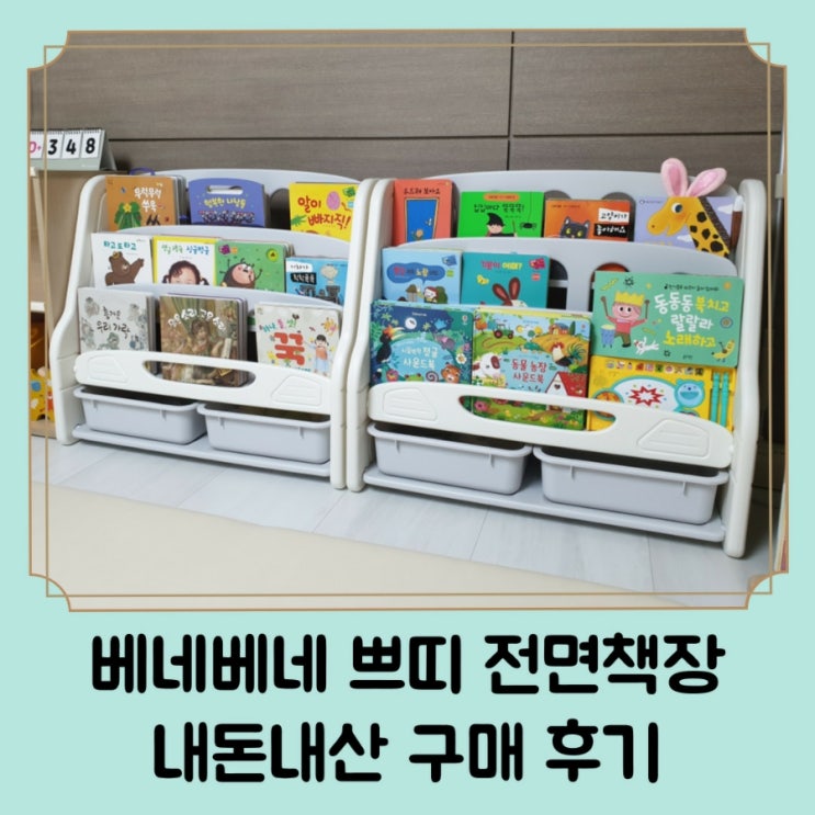  아기 낮은 전면책장 추천 베네베네 쁘띠 내돈내산 후기