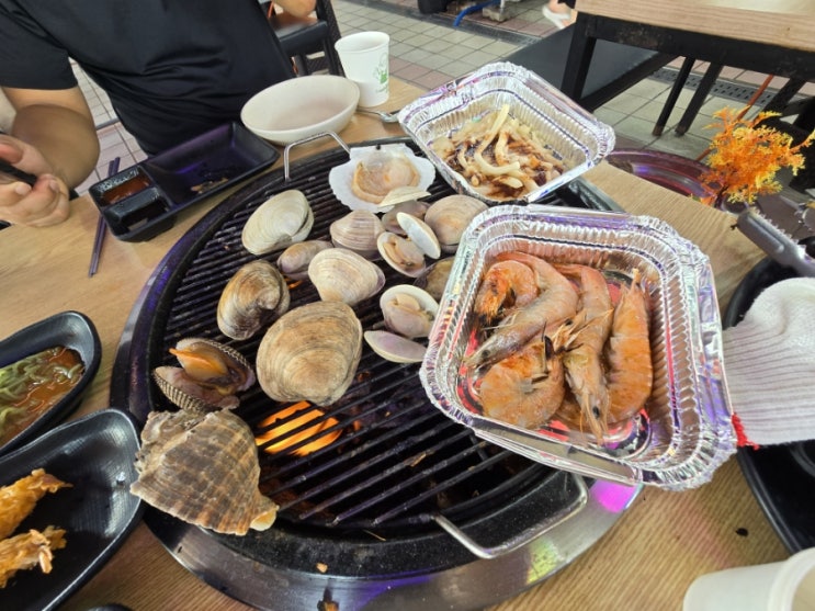 을왕리맛집 산더미조개92 다녀왔어요
