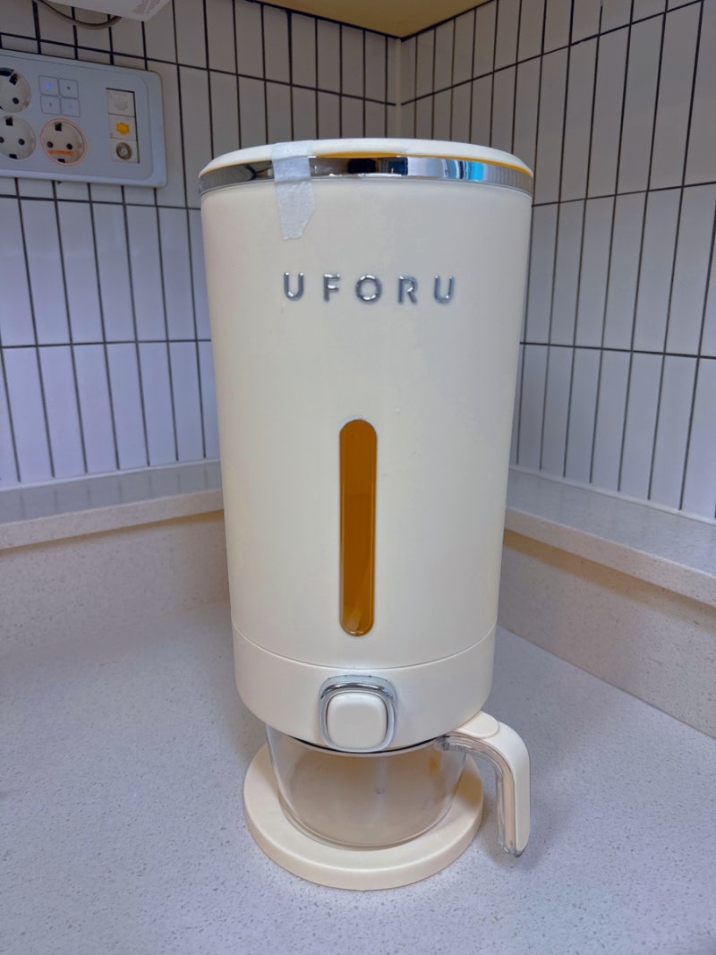 [쿠팡 쌀통 10kg 구매 후기] 쿠팡 주방템 추천, UFORU 원터치 밀폐 쌀통
