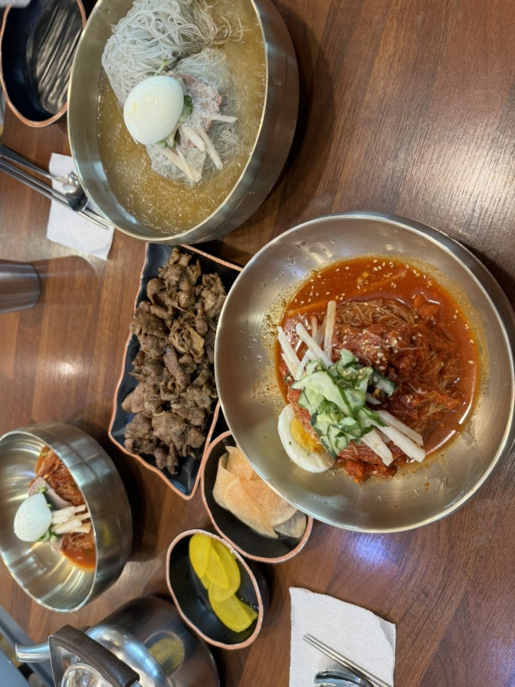  서래면옥에서 즐긴 농구 후 시원한 냉면과 석쇠불고기, 그리고 코다리냉면 