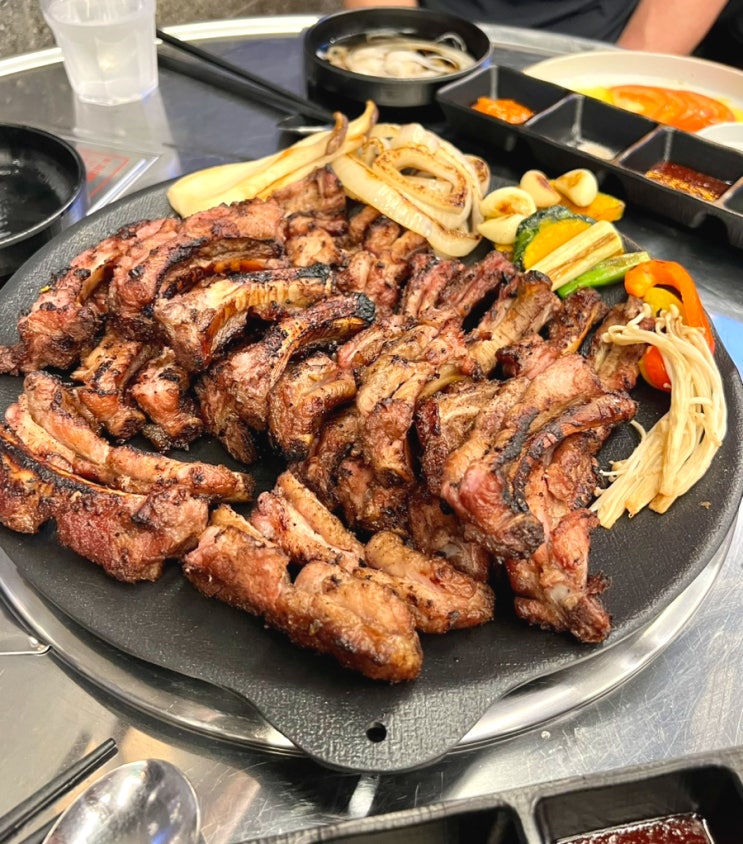  수원 광교호수공원 맛집 : 애견동반 가능한 쪽갈비 맛집 청년상회