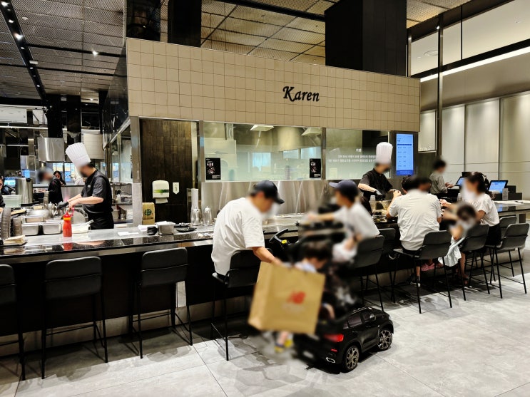  동탄역 롯데백화점 지하 1층 대만 철판요리 맛집 카렌
