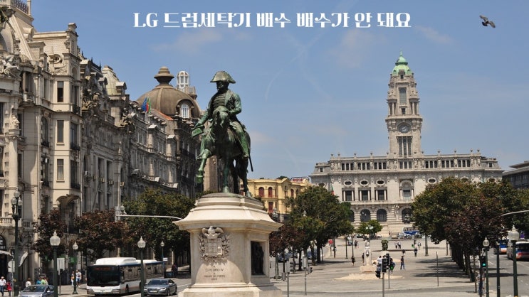  LG 드럼세탁기 배수  배수가 안 돼요