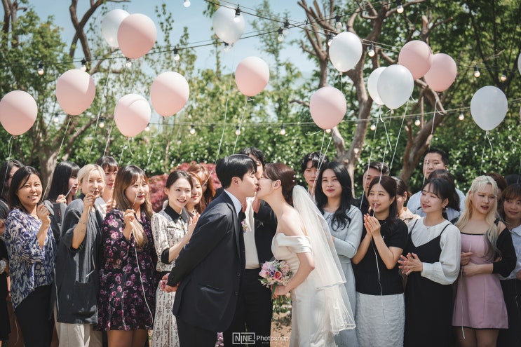  하남 미사 비마이가든 결혼식 사진입니다. [나인포토스냅] 야외 / 하우스 / 본식 / 웨딩스냅