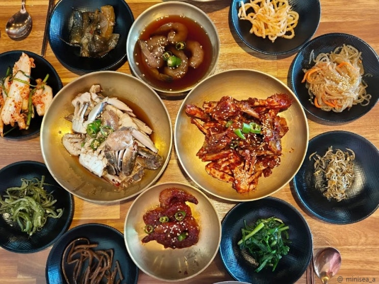 울산 일산지 한식 맛집 추천 게장 백반 전문점 다올밥상 동구점