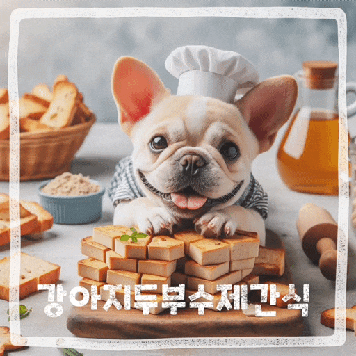  강아지 두부 과자 수제간식 만들기