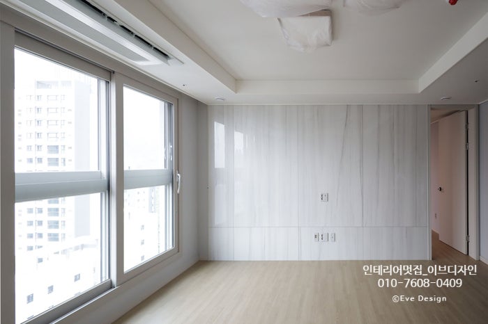  래미안포레스티지 인테리어 / 래미안포레스티지 84B 타입 상담 현장 실내 모습 (옵션 선택한 타입)
