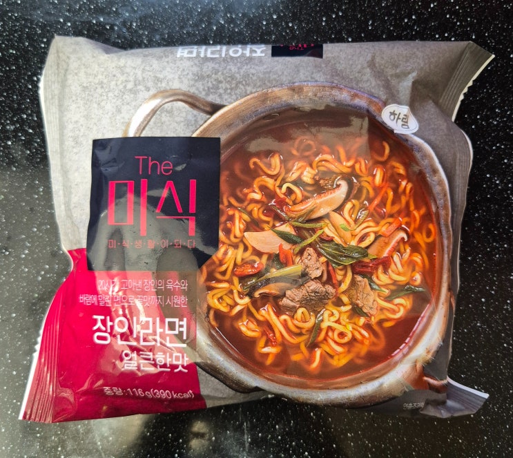  [하림] The 미식 장인라면 얼큰한맛 자세한 솔직후기